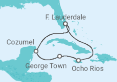 Itinerario della crociera Giamaica, Isole Cayman, Messico - Holland America Line