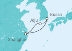 Itinerario della crociera Mini Crociera in Giappone + Soggiorno a Shangai - Royal Caribbean
