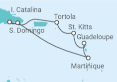 Itinerario della crociera Martinica, Guadalupa, Isole Vergini - Costa Crociere