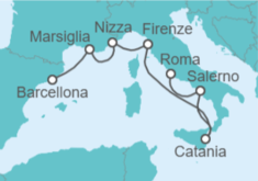 Itinerario della crociera Francia - NCL Norwegian Cruise Line