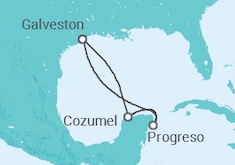 Itinerario della crociera Messico - Carnival Cruise Line