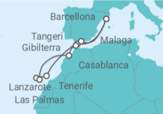 Itinerario della crociera Isole Canarie - Celebrity Cruises