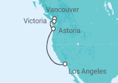 Itinerario della crociera Alaska - Princess Cruises