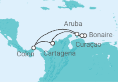 Itinerario della crociera Colombia, Curaçao, Bonaire, Sint Eustatius e Saba, Aruba - Royal Caribbean