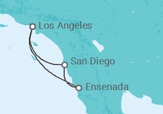 Itinerario della crociera Stati Uniti, Messico - Princess Cruises