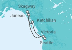 Itinerario della crociera Alaska - Royal Caribbean