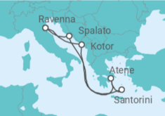 Itinerario della crociera Montenegro, Grecia, Croazia - Royal Caribbean