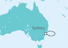 Itinerario della crociera Australia - Carnival Cruise Line