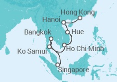 Itinerario della crociera Vietnam, Thailandia - Celebrity Cruises