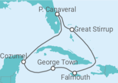 Itinerario della crociera Messico, Isole Cayman, Giamaica - NCL Norwegian Cruise Line