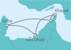 Itinerario della crociera Emirati Arabi, Qatar - Celestyal Cruises