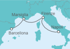 Itinerario della crociera Italia, Francia - MSC Crociere