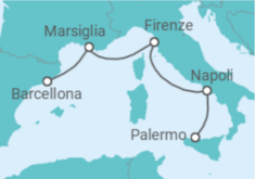 Itinerario della crociera Italia, Francia - MSC Crociere