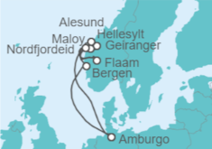 Itinerario della crociera Norvegia Bevande Incluse - Costa Crociere