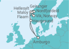 Itinerario della crociera Norvegia Bevande Incluse - Costa Crociere