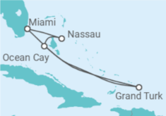 Itinerario della crociera Bahamas Bevande Incluse - MSC Crociere