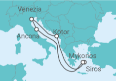 Itinerario della crociera Montenegro, Grecia, Italia Bevande Incluse - MSC Crociere