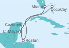 Itinerario della crociera Honduras, Messico - Royal Caribbean