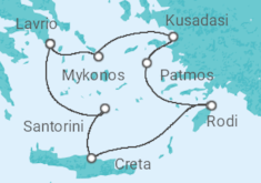 Itinerario della crociera Grecia - Celestyal Cruises
