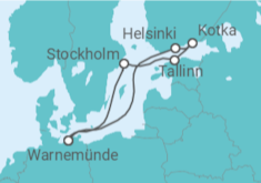 Itinerario della crociera Norvegia - AIDA