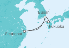 Itinerario della crociera Corea del Sud, Giappone - MSC Crociere