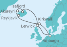 Itinerario della crociera Regno Unito, Islanda Bevande Incluse - MSC Crociere