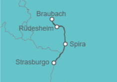 Itinerario della crociera Germania, Francia - CroisiEurope