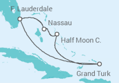 Itinerario della crociera Bahamas - Holland America Line