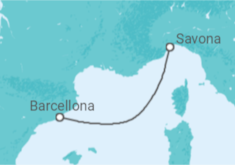 Itinerario della crociera Spagna - Costa Crociere