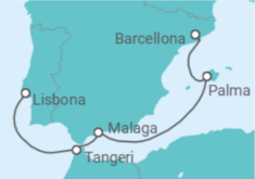 Itinerario della crociera Marocco, Spagna - MSC Crociere