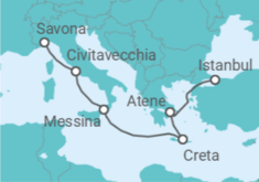Itinerario della crociera Italia, Grecia - Costa Crociere
