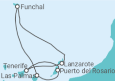 Itinerario della crociera Isole Canarie Bevande Incluse - Costa Crociere