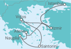 Itinerario della crociera Turchia, Grecia Bevande Incluse - Costa Crociere