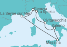 Itinerario della crociera Italia, Francia Bevande Incluse - Costa Crociere