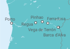 Itinerario della crociera Portogallo, Spagna - CroisiEurope