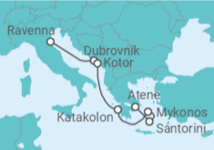 Itinerario della crociera Croazia, Montenegro, Grecia - NCL Norwegian Cruise Line