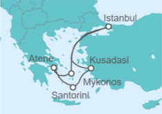 Itinerario della crociera Grecia, Turchia - Royal Caribbean