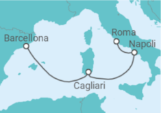 Itinerario della crociera Italia - Costa Crociere