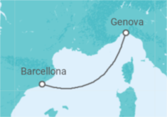 Itinerario della crociera Spagna - MSC Crociere