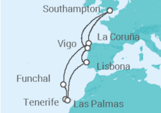 Itinerario della crociera Isole Canarie - Celebrity Cruises