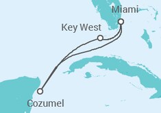 Itinerario della crociera Stati Uniti, Messico - Carnival Cruise Line