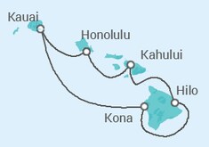 Itinerario della crociera Hawaii - NCL Norwegian Cruise Line