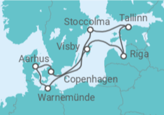 Itinerario della crociera Svezia, Estonia, Finlandia, Lettonia - Royal Caribbean