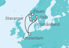 Itinerario della crociera Norvegia - Holland America Line