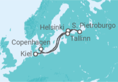 Itinerario della crociera Capitali Baltiche - MSC Crociere