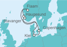 Itinerario della crociera Norvegia, Germania - Costa Crociere