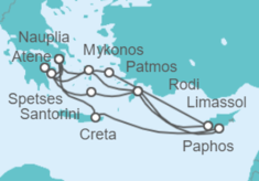 Itinerario della crociera Grecia, Cipro - Seabourn