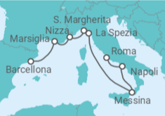 Itinerario della crociera Italia, Francia - Celebrity Cruises
