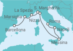 Itinerario della crociera Francia, Italia - Celebrity Cruises