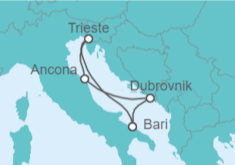 Itinerario della crociera Mini Crociera Adriatico - MSC Crociere